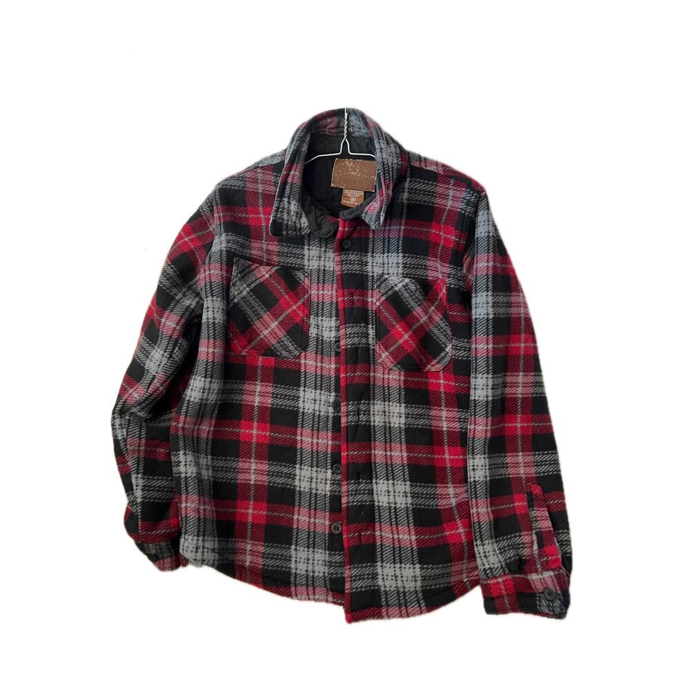 Mountain Ridge Insulated Flannel Shirt Mens Medium